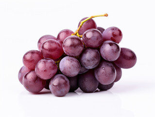 Wall Mural - Grapes Studio Shot Isolated on Clear Background, Food Photography, Generative AI