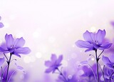 Fototapeta Kwiaty -  Abstract spring background with purple flowers.