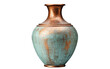 © Usama - Stunning and Big Aged Copper Patina Vase on a Clear Surface or PNG Transparent Background.