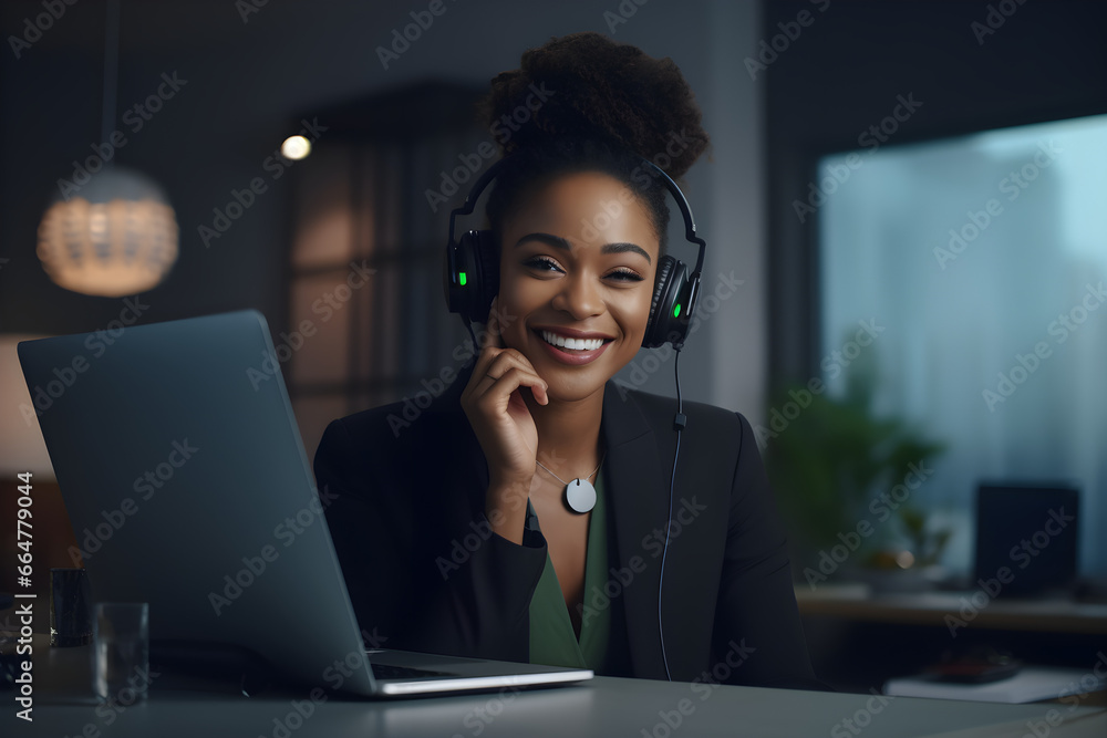 Woman Call Assistant girl answering a call, with client, virtual assistant,call centre girl ...