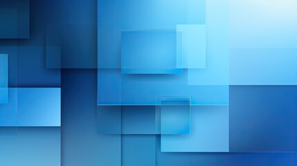 Wall Mural - abstract blue squares background