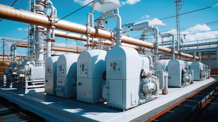 Poster - Electrical substation.