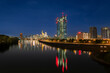 Skyline Frankfurts im Oktober 2023