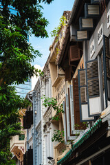 Wall Mural - Singapore, Chinatown Landmarks