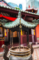 Wall Mural - Singapore, Chinatown Landmarks