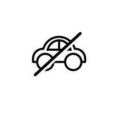 Sticker - Car icon vector