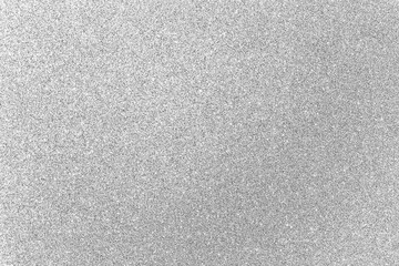 Silver glitter christmas abstract bokeh background