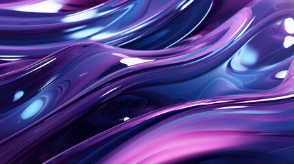 Wall Mural - 3D Abstract Purple Background