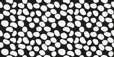 Leinwandbilder - White specks, texture of repeating spotted surface.