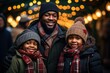 © Daryna - Festive Family Moments: Smiling Faces at Christmas Market