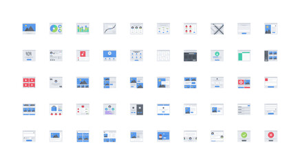 interface icon set