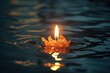 Floating Candle on Water