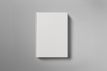 Blank Hardcover Book Isolated On White Background Mockup