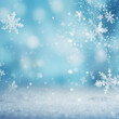 © tynza - Winter background with snowflakes