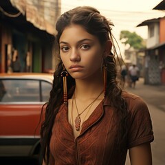 photo of brazilian young woman