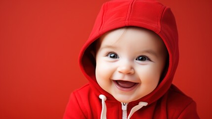 Wall Mural - Cute baby laughing