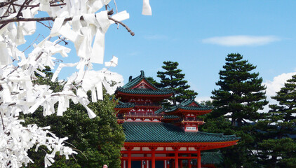 Wall Mural - Heian Temple, Kyoto, Honshu Island, Japan