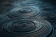 Hidden circles vibrating outward. Generative AI