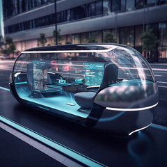 Car futuristic future technology space nature lines modern design industry speed eco nature automobile truck robot traffic