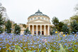 The Romanian Athenaeum in Bucharest in the spring