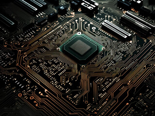 cpu and circuit board background
