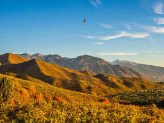 Wall Mural - Sunset over Salt Lake Valley