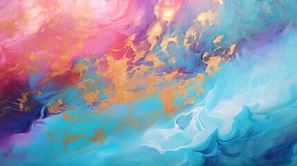 Wall Mural - Abstract Background: Colorful Chaos