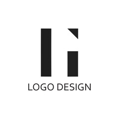 Wall Mural - simple black letter g for logo design company