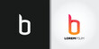 Thin Letter B Logo
