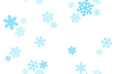 Wall Mural - snowflakes seamless background for decoration vector illustration