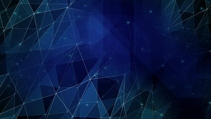 Wall Mural - connected lines and abstract motion unlocking the science behind dynamic patterns. blue background w