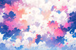 © Nagi Mashima - カラフルなインクの抽象的テクスチャ背景