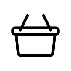 Canvas Print - Shopping basket icon