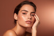 © Rudsaphon - Portrait of beautiful young woman with clean fresh skin.beauty and spa concept