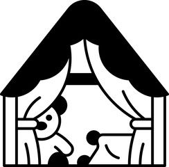 Poster - tent  icon