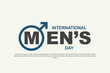 International Mens Day background.