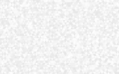 White silver geometric universal background for business presentation . Abstract elegant seamless pattern. Minimalist empty triangular BG. Halftone monochrome cover.