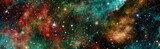 Fototapeta Kosmos - beautiful galaxy in outer space. Nebula night starry sky in rainbow colors. Multicolor outer space. Elements of this image furnished by NASA.