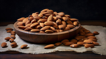 Wall Mural - nuts in a bowl