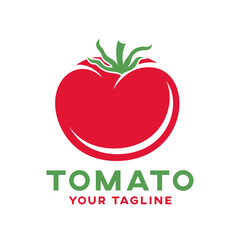 Wall Mural - Modern simple tomato logo