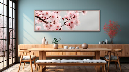 Canvas Print - interior design of modern living room