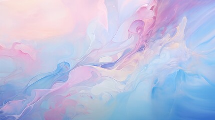 Wall Mural - abstract watercolor background with soft pastel swirls