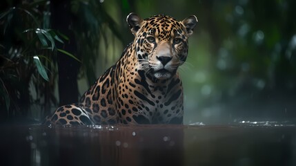 jaguar in the jungle