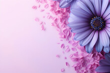 Lavender Flowers Background, A Vibrant Lavender Flower Delicately Placed