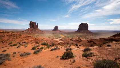 Wall Mural - nature in monument valley navajo park utah usa