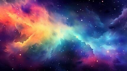 Wall Mural - Abstract galaxy space background illustration