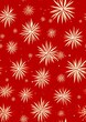 closeup red background white stars avatar sparkly wearing festive clothing inverse color only banner
