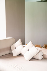 Sticker - comfortable pillows on sofa for relax