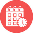 © designing ocean - Vector Design Schedule Icon Style