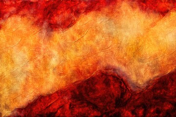 Wall Mural - Abstract background with fire and smoke. Oil painting style. Colorful texture